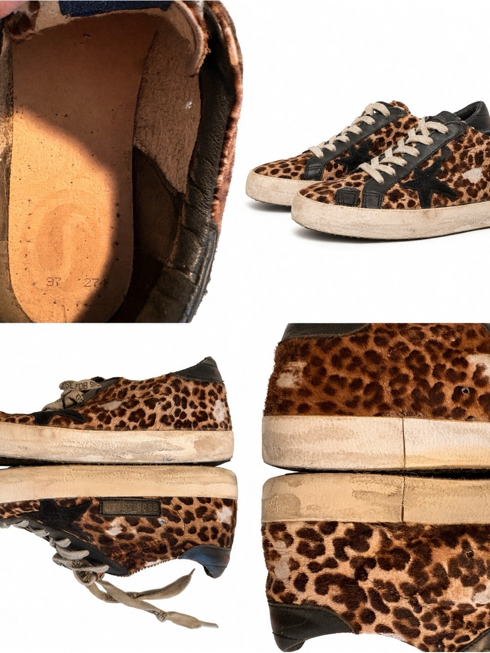 Golden Goose Brown Ponyhair
Animal Leopard Print Black Star